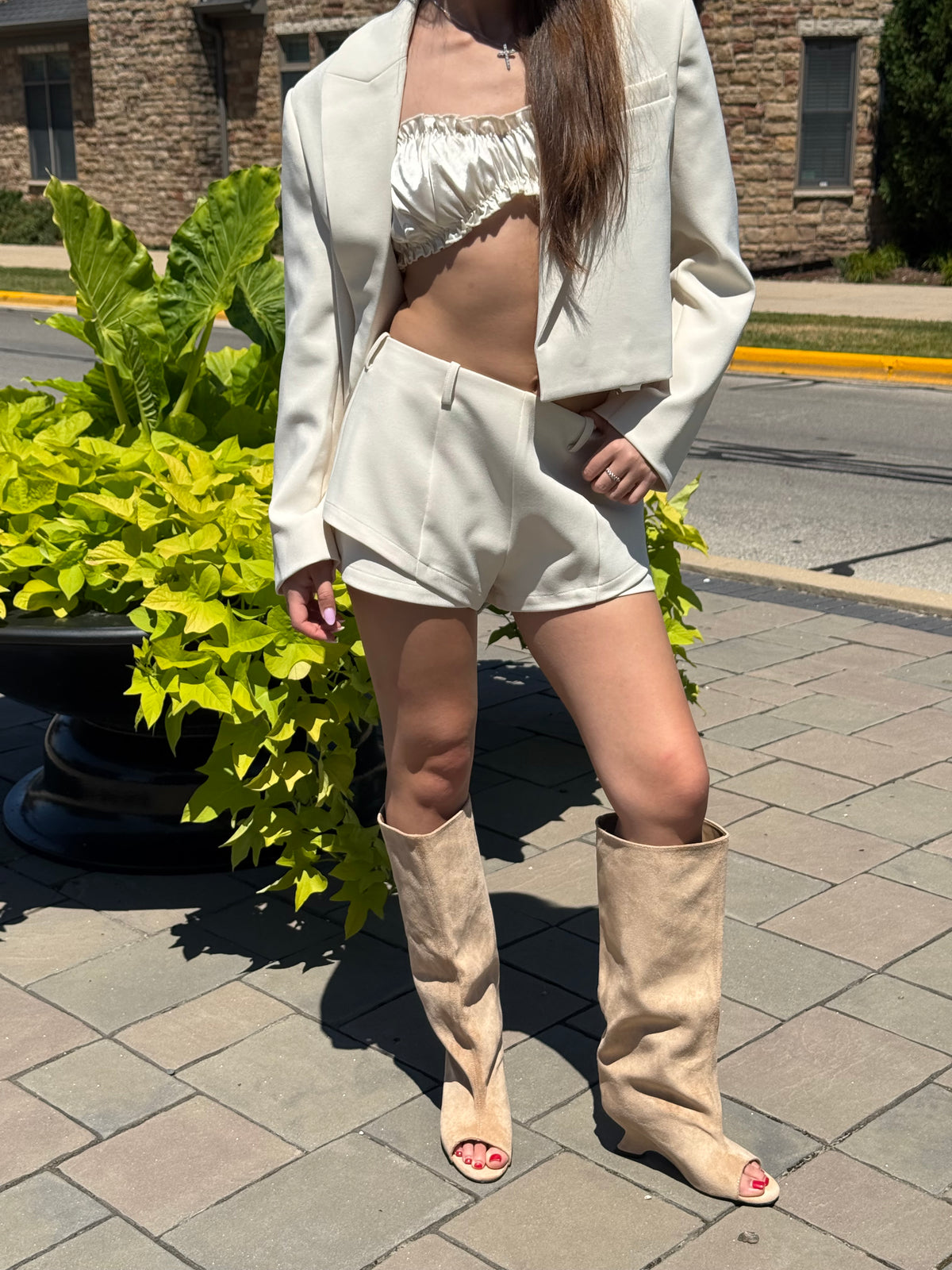Blazer & Shorts Co-ord Set