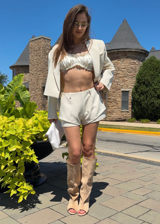 Blazer & Shorts Co-ord Set