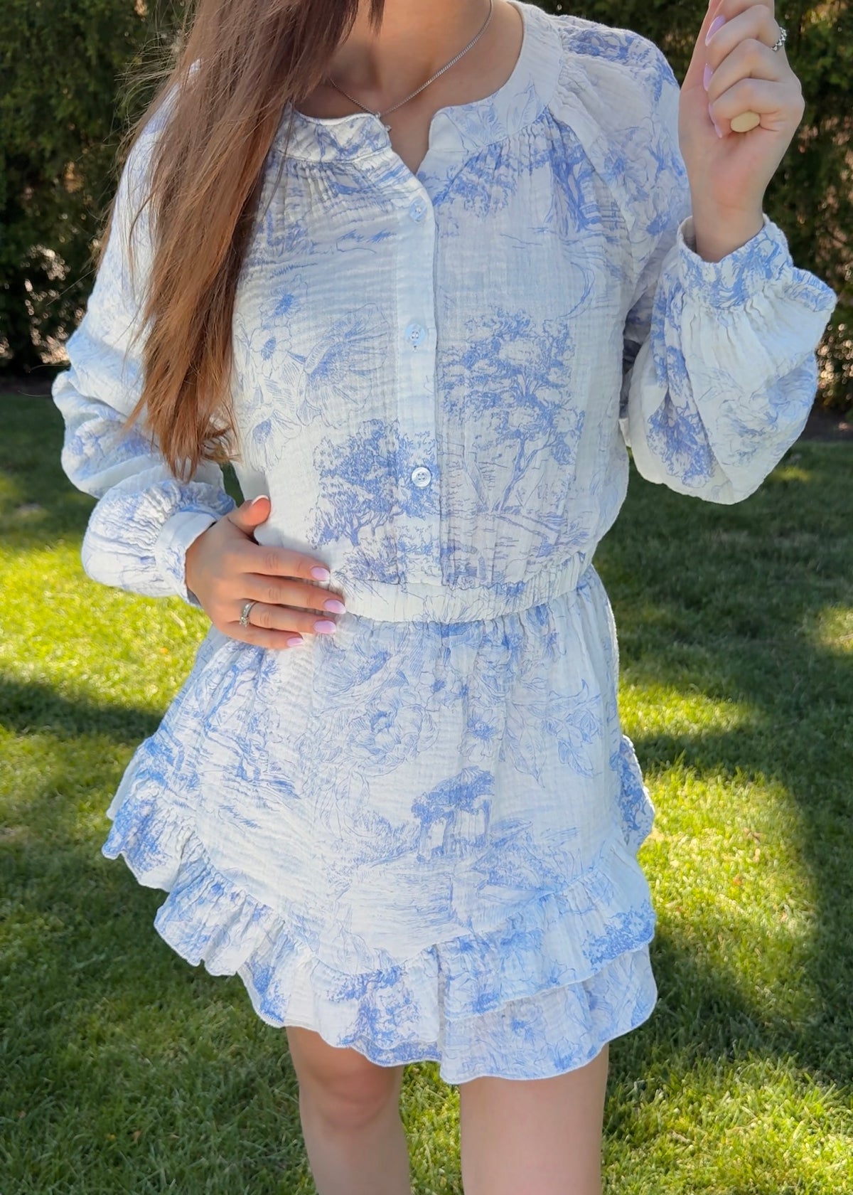 Floral Print Mini Dress
