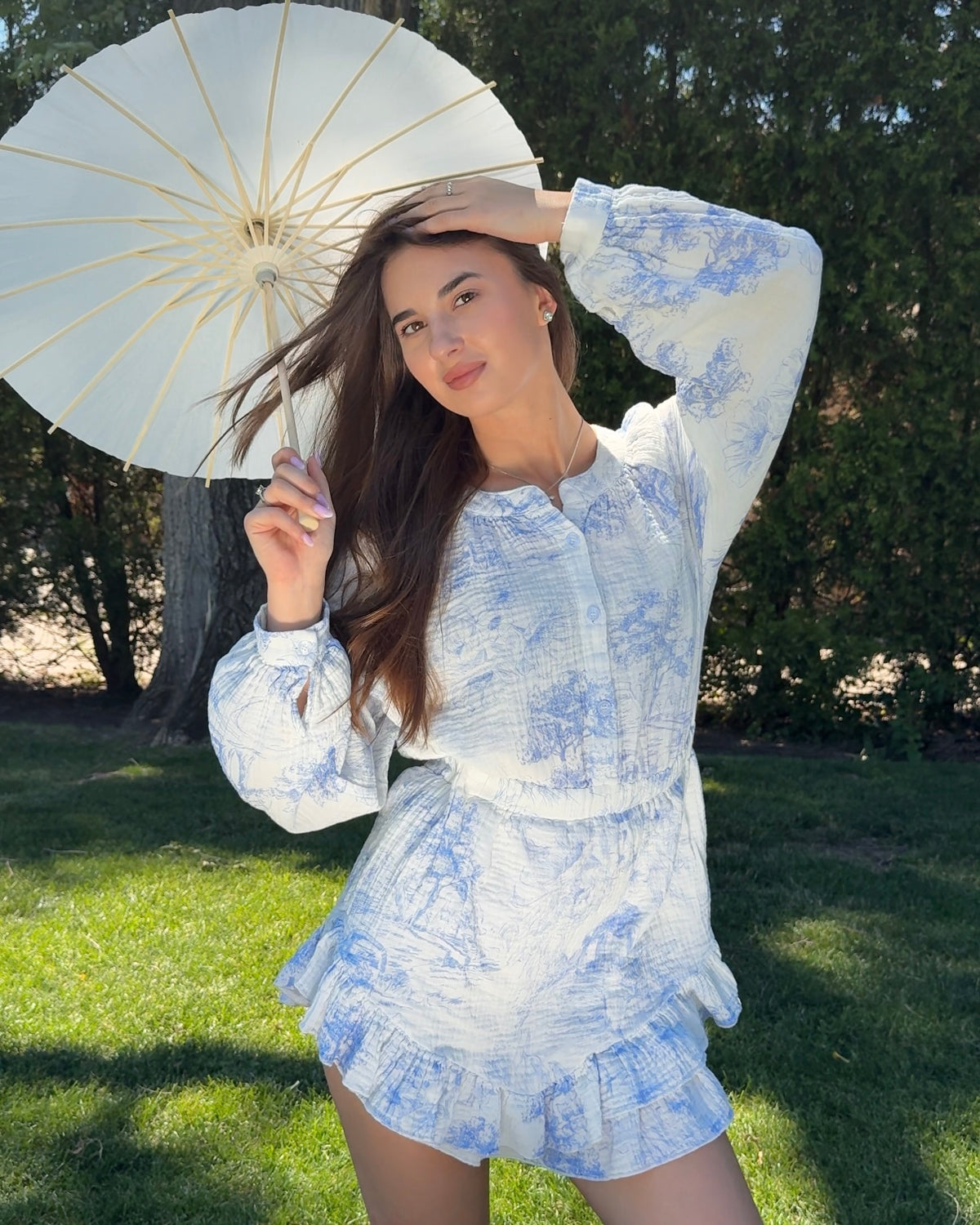 Floral Print Mini Dress